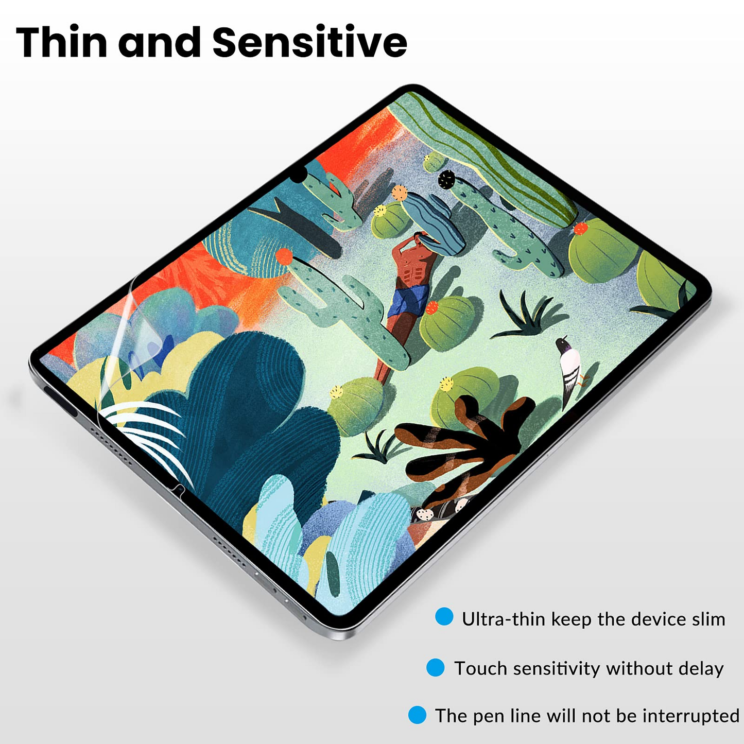 XIRON [2 PACK] Paper Screen Protector for iPad Mini 6 (2021, 8.3 inch), Matte PET Film for iPad Mini 6th Generation, Write and Draw Like on Paper, Anti-Glare Screen Protector