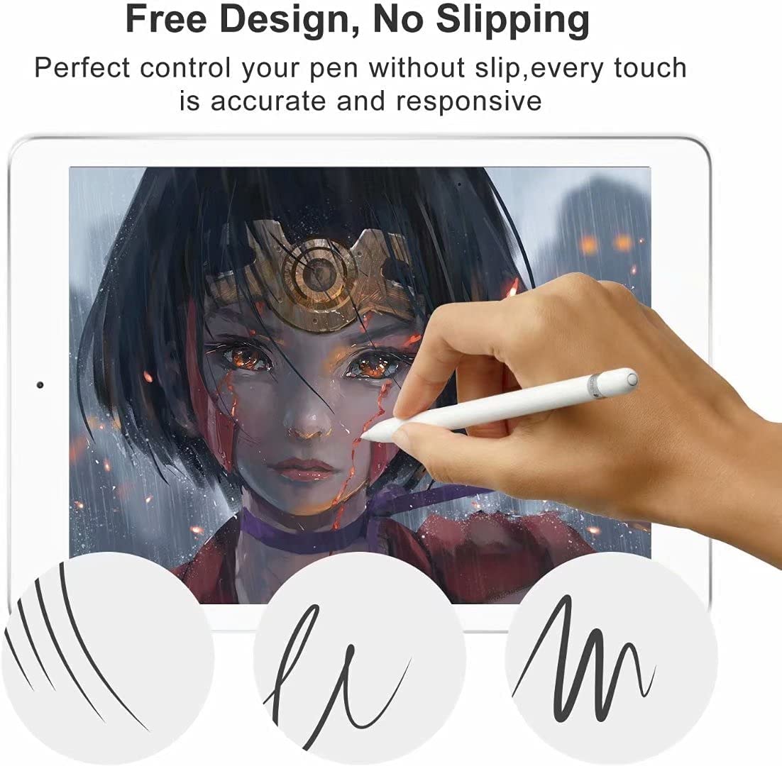 Paperfeel Screen Protector Compatible with iPad 6th/5th Generation (9.7-Inch,2018/2017), iPad Air 1,iPad Air 2,iPad Pro 9.7 inch, XIRON Matte PET Film Anti-Glare Screen Protector for Drawing, Writing