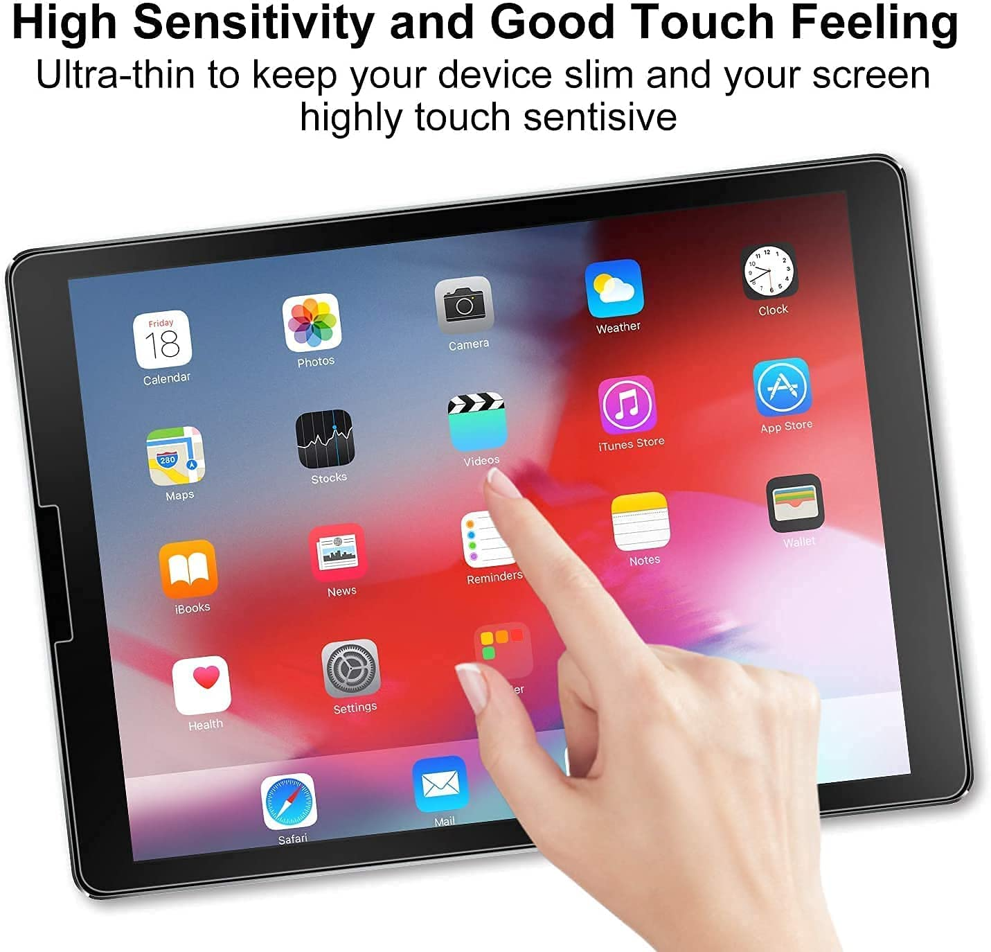 2 PACK Paper Screen Protector for iPad Pro 11 inch (2022/2021/2020/2018), for iPad Air 5th/4th Generation 10.9 inch, XIRON Matte PET Film for iPad Air 5/4, Write and Draw Like on Paper, Anti-Glare Screen Protector