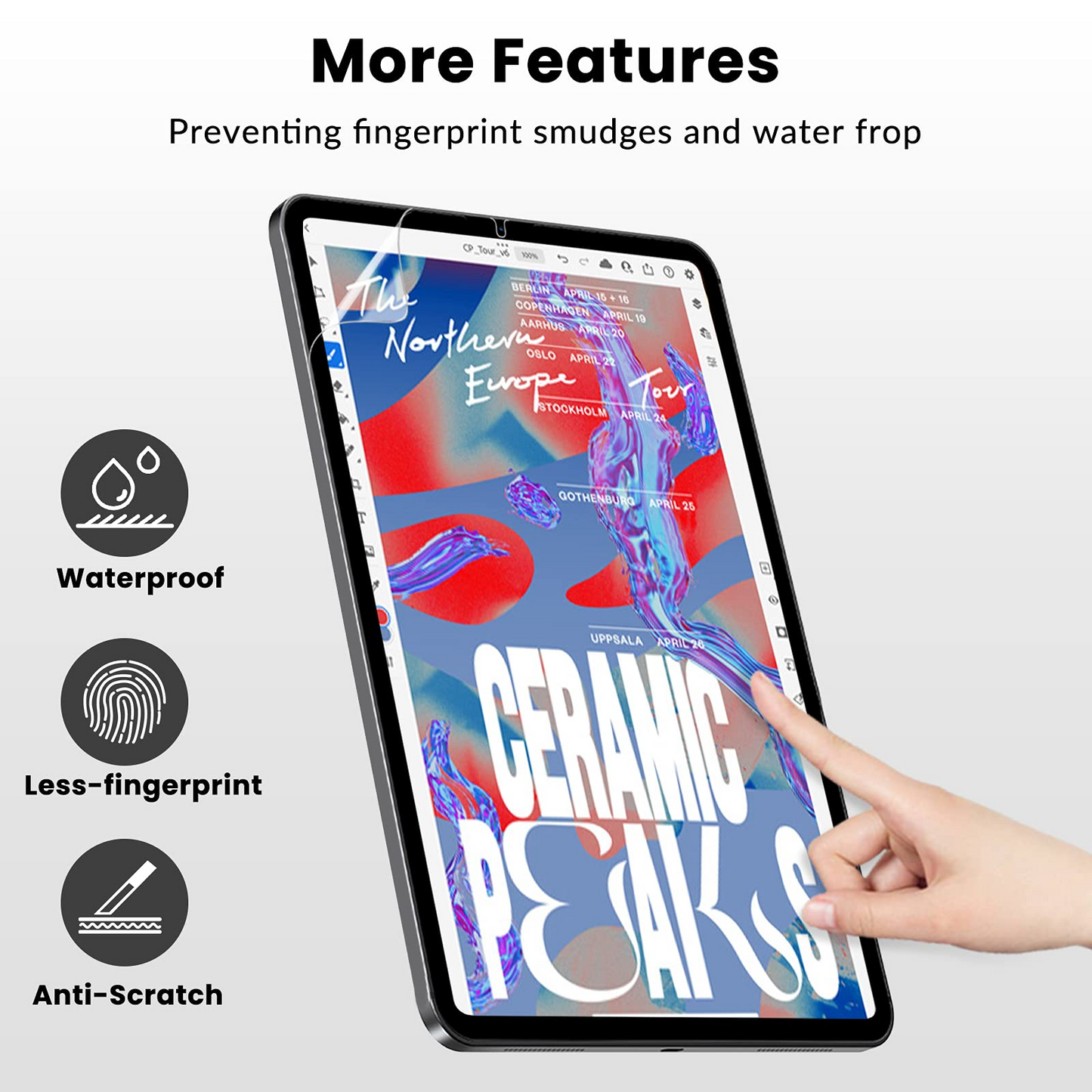 XIRON [2 PACK] Paper Screen Protector for iPad Mini 6 (2021, 8.3 inch), Matte PET Film for iPad Mini 6th Generation, Write and Draw Like on Paper, Anti-Glare Screen Protector